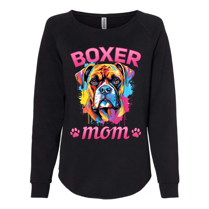 Boxer Dog Breed Pet Boxer Mom Womens California Wash Sweatshirt