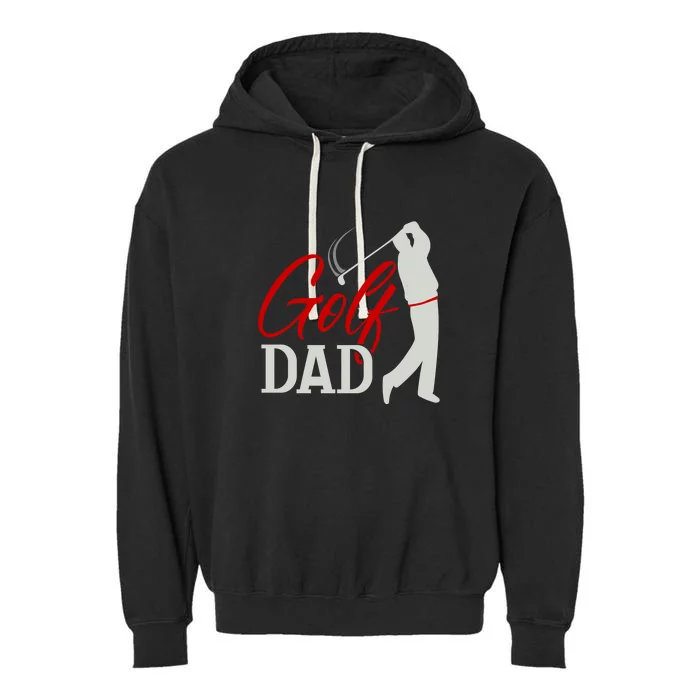 Best Dad By Par Golf Dad Gift For Dad Father's Day Garment-Dyed Fleece Hoodie