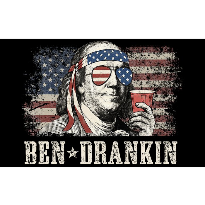 Ben Drankin Beer 4th Of July Bumper Sticker