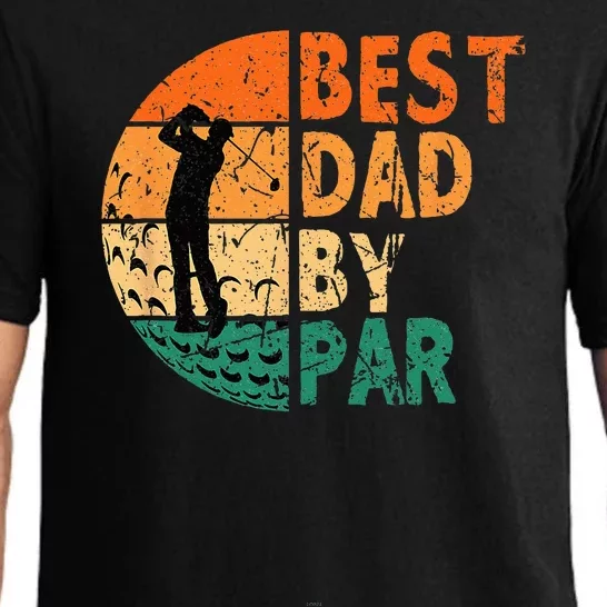 Best Dad By Par Golf Father's Day Golfing Funny Pajama Set