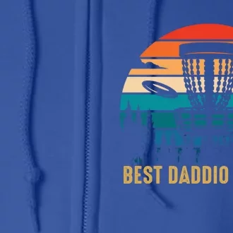 Best Daddio By Par Funny Disc Golfing Dad Cool Gift Full Zip Hoodie