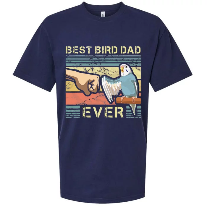 Budgie Dad Bird Lover Father Animal Enthusiast Bird Guy Sueded Cloud Jersey T-Shirt