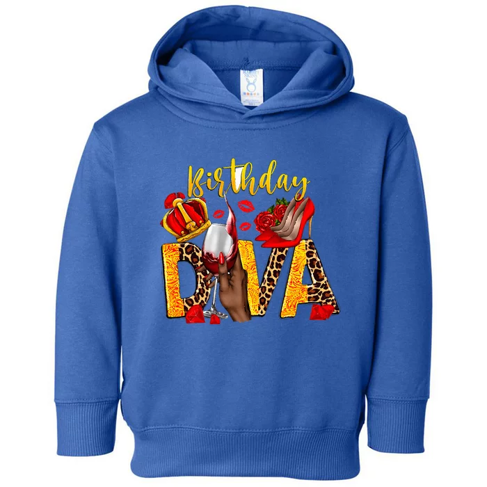 Birthday Diva Birthday Queen Birthday Girl Its My Birthday Toddler Hoodie