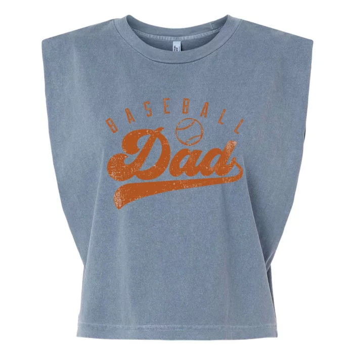 Baseball Dad Garment-Dyed Women's Muscle Tee