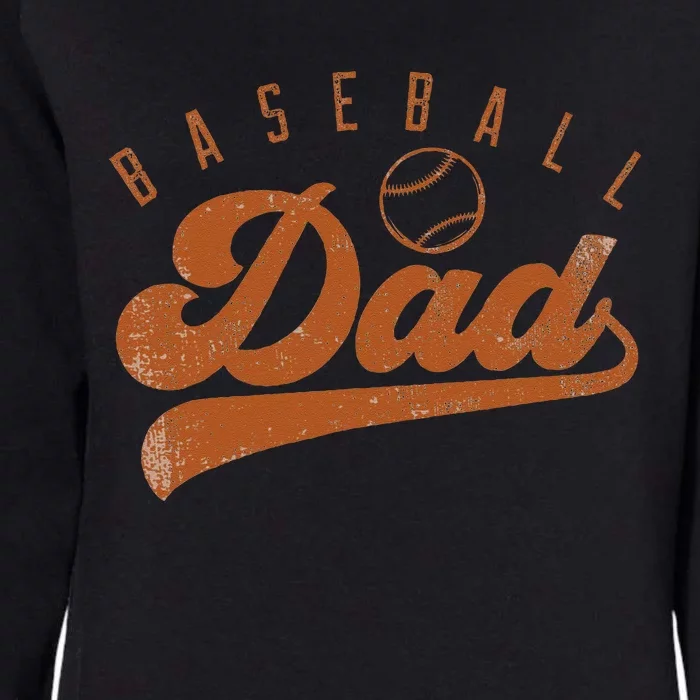 Baseball Dad Womens California Wash Sweatshirt