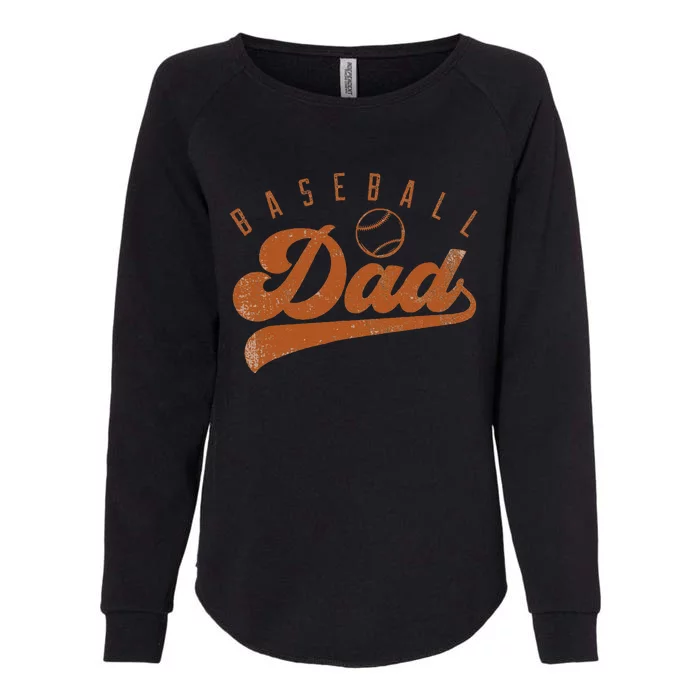 Baseball Dad Womens California Wash Sweatshirt