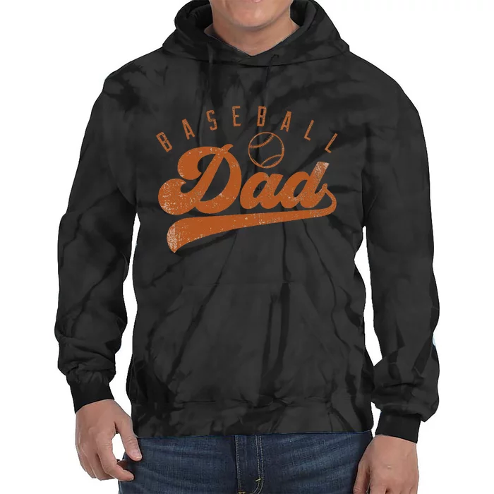 Baseball Dad Tie Dye Hoodie