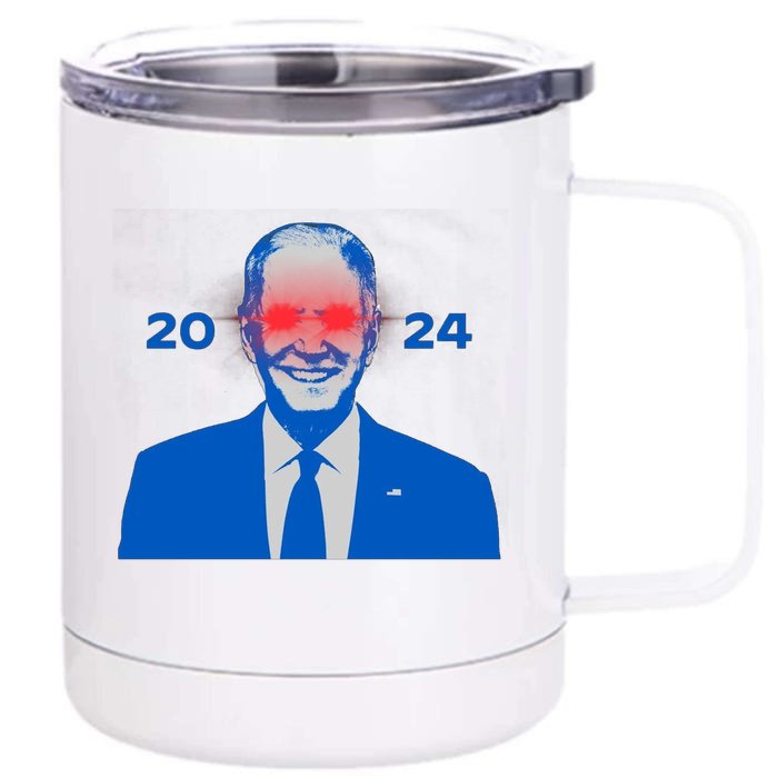 Biden Dark Brandon 2024 Front & Back 12oz Stainless Steel Tumbler Cup