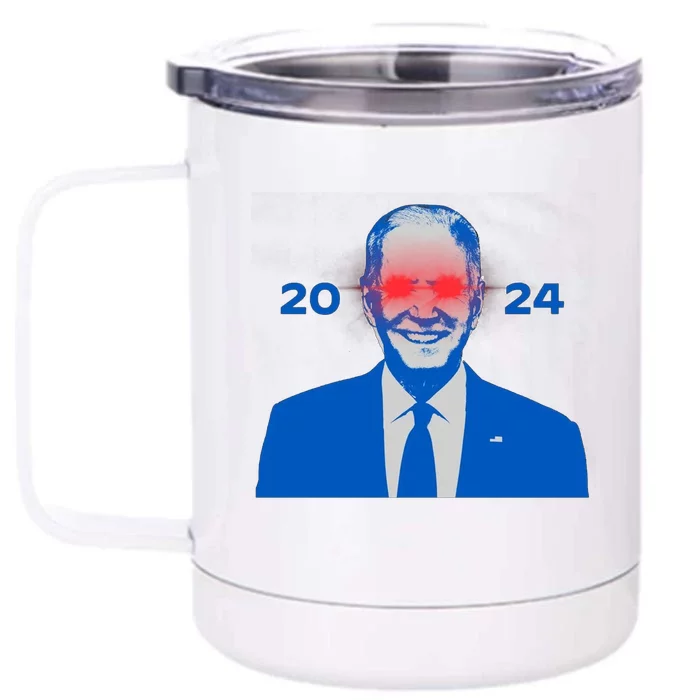 Biden Dark Brandon 2024 Front & Back 12oz Stainless Steel Tumbler Cup