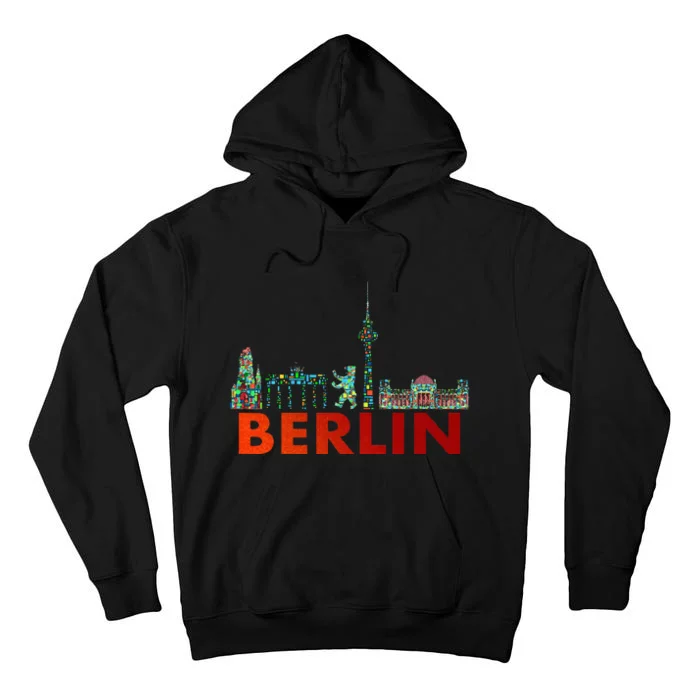 Berlin Design Berlin Bear I Love Berlin Tall Hoodie