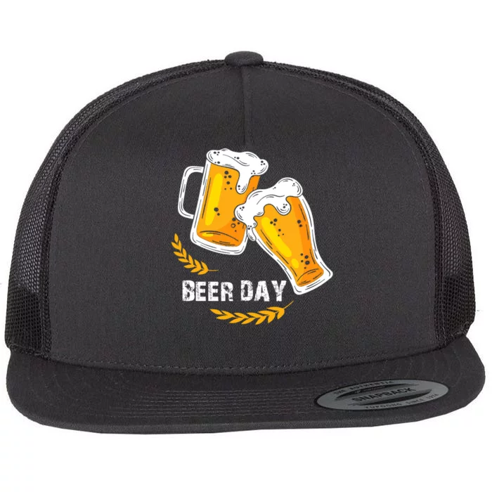 Beer Day Flat Bill Trucker Hat