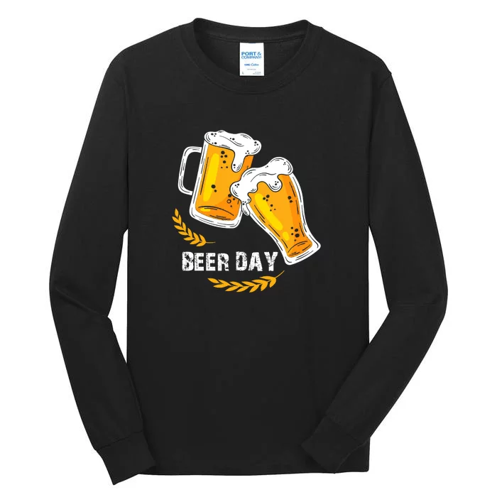 Beer Day Tall Long Sleeve T-Shirt