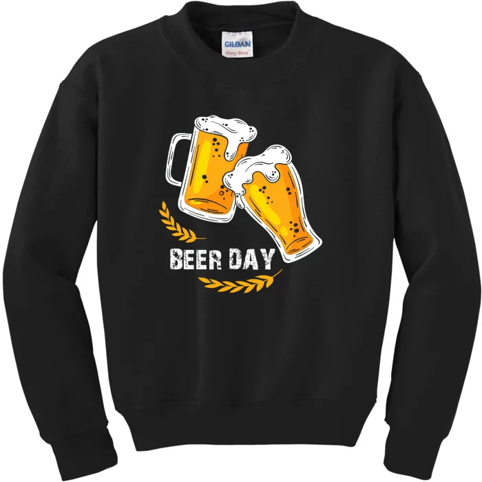 Beer Day Kids Sweatshirt