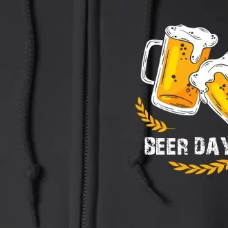 Beer Day Full Zip Hoodie