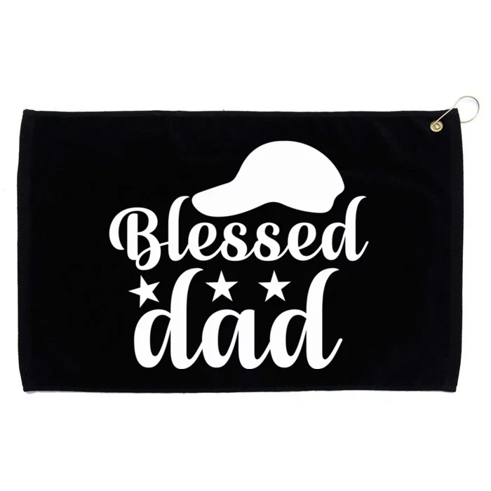 Blessed Dad Grommeted Golf Towel