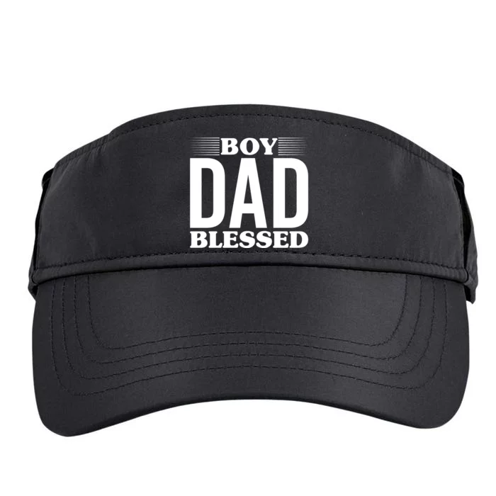 Boy Dad Blessed Adult Drive Performance Visor