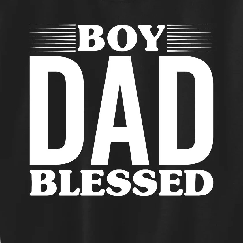 Boy Dad Blessed Kids Sweatshirt