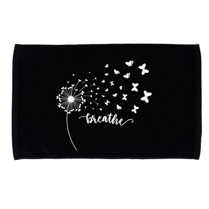 Breathe Dandelion Butterfly Microfiber Hand Towel