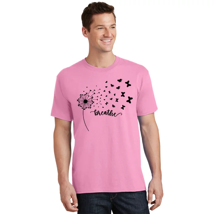 Breathe Dandelion Butterfly T-Shirt