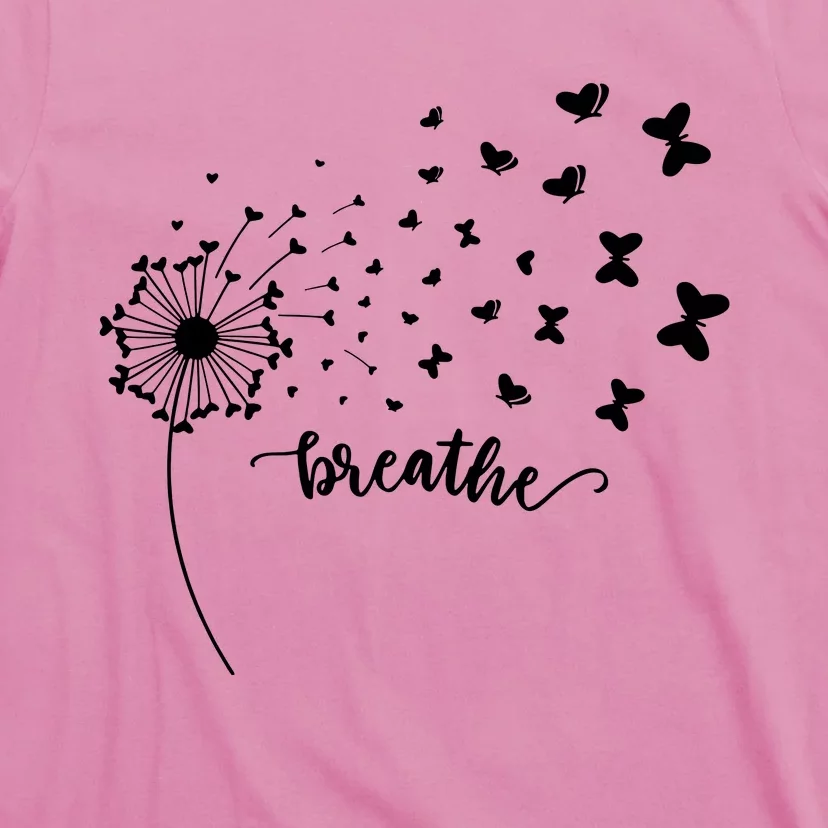 Breathe Dandelion Butterfly T-Shirt