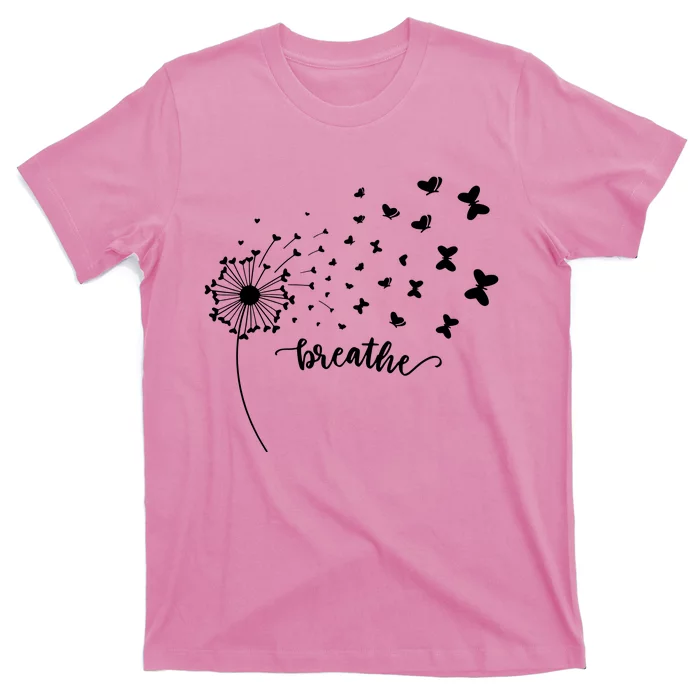 Breathe Dandelion Butterfly T-Shirt