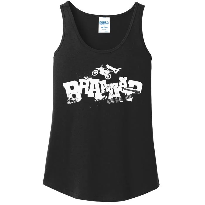 Braaap Dirt Biking Boy Dirt Bike Ladies Essential Tank