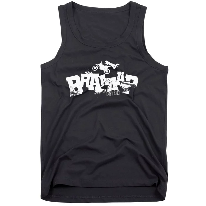 Braaap Dirt Biking Boy Dirt Bike Tank Top