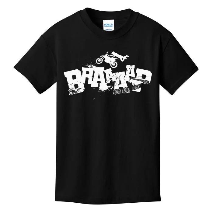 Braaap Dirt Biking Boy Dirt Bike Kids T-Shirt