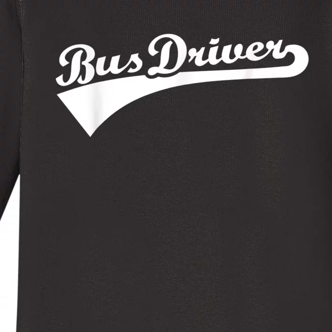 Bus Driver Baby Long Sleeve Bodysuit