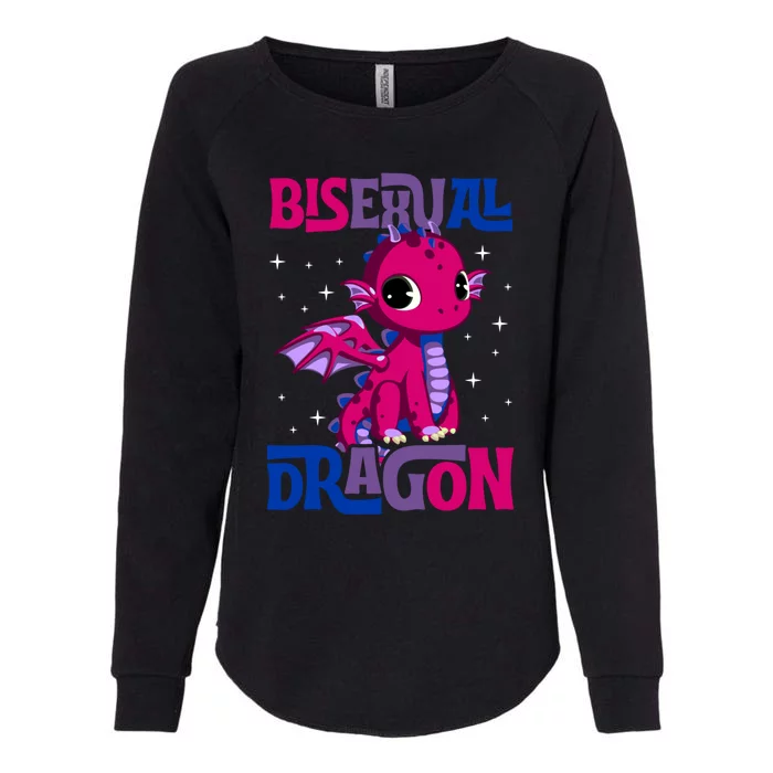 Bisexual Dragon Bi Pride Flag Stuff For Teens Rainbow Queer Gift Womens California Wash Sweatshirt