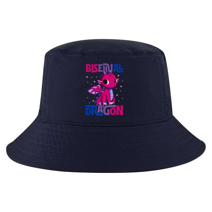 Bisexual Dragon Bi Pride Flag Stuff For Teens Rainbow Queer Gift Cool Comfort Performance Bucket Hat