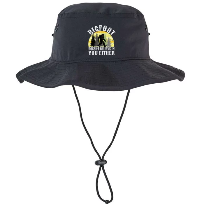 Bigfoot DoesnT Believe In You Either T Distressed Legacy Cool Fit Booney Bucket Hat