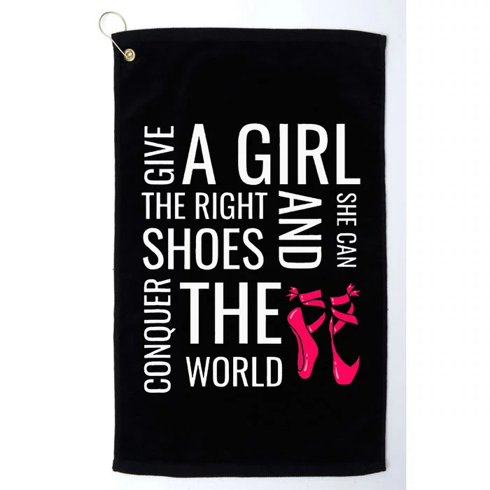 Ballet Dance Ballet Top Nutcracker Ballerina Platinum Collection Golf Towel