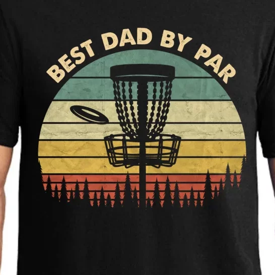 Best Dad By Par Funny Disc Golf Gift Father Great Gift Pajama Set