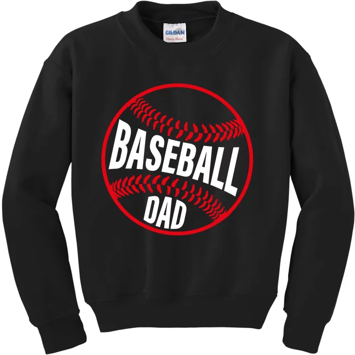 Baseboll Dad Kids Sweatshirt