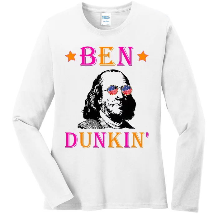 Ben Doughnut Ladies Long Sleeve Shirt