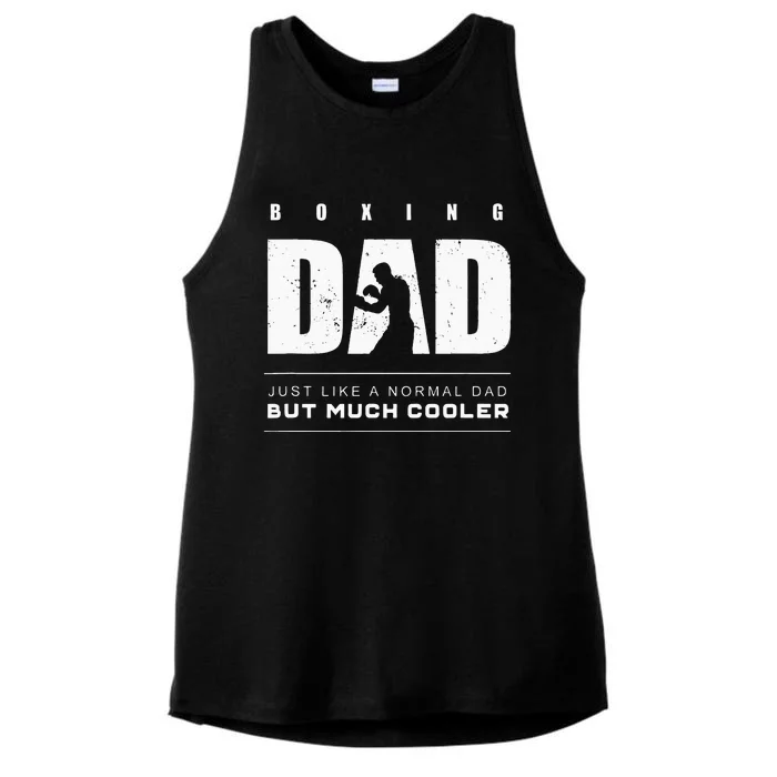 Boxing Dad Boxing Ladies Tri-Blend Wicking Tank