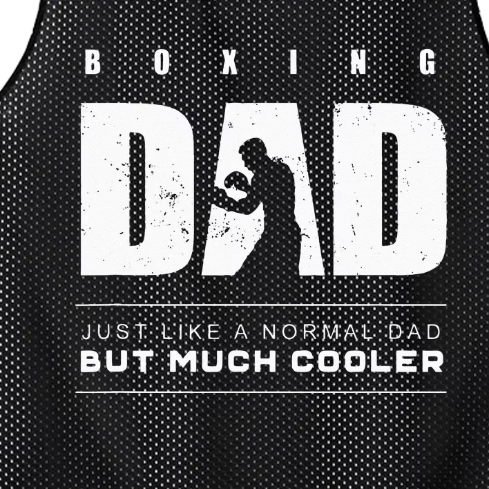 Boxing Dad Boxing Mesh Reversible Basketball Jersey Tank