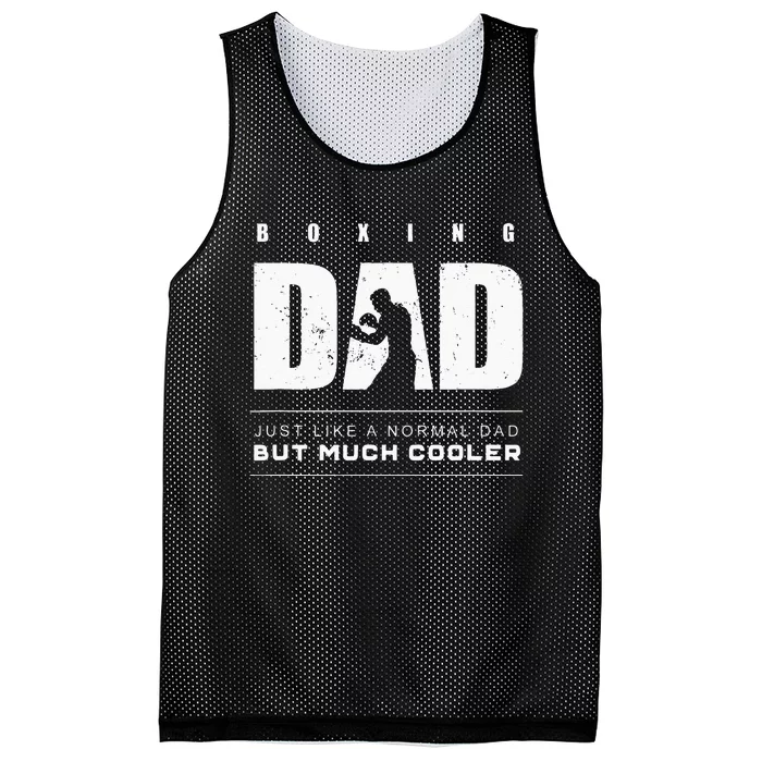 Boxing Dad Boxing Mesh Reversible Basketball Jersey Tank