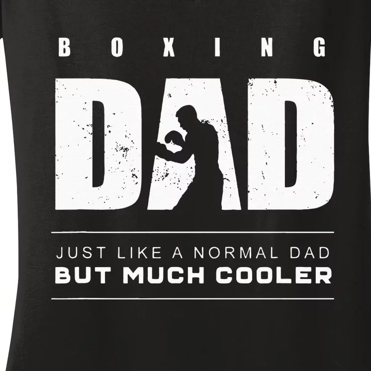 Boxing Dad Boxing Women's V-Neck T-Shirt