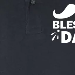 Blessed Dad Softstyle Adult Sport Polo