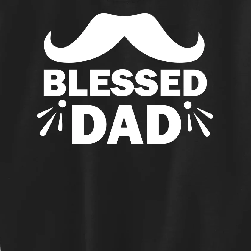 Blessed Dad Kids Sweatshirt