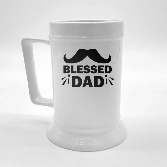 Blessed Dad Front & Back Beer Stein