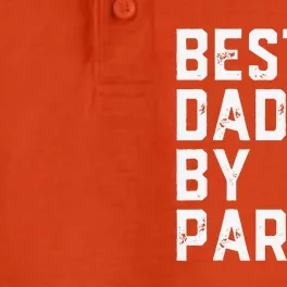 Best Dad By Par Golf Lover Gift For Funny Fathers Day Dry Zone Grid Performance Polo