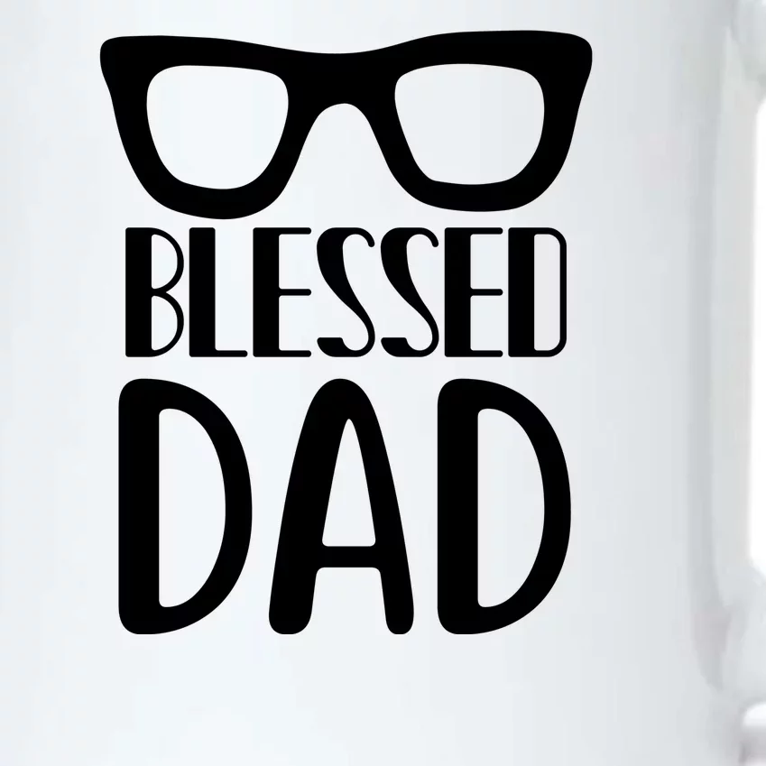 Blessed Dad Black Color Changing Mug