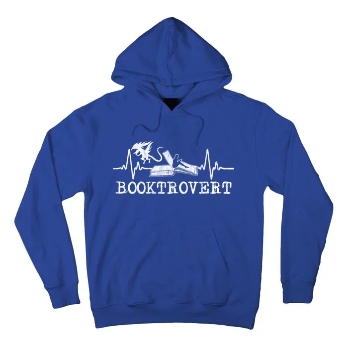 Booktrovert Dragons Book Lover Reading Great Gift Tall Hoodie