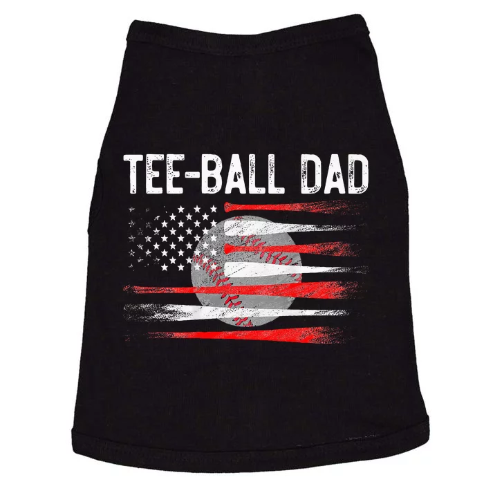 Ball Dad Baseball Dad T Ball Daddy Fathers Day Doggie Tank