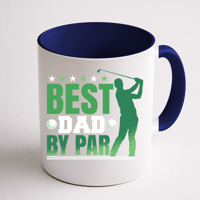 Best Dad By Par Gift Front & Back Coffee Mug