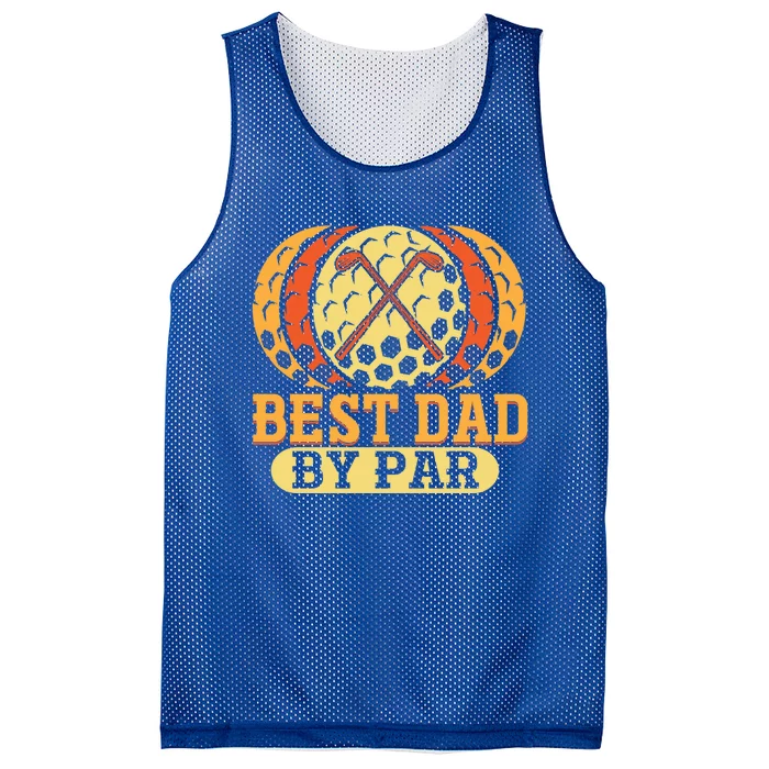 Best Dad By Par Father´s Day Golf Cool Gift Mesh Reversible Basketball Jersey Tank