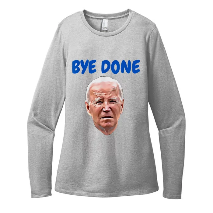 Bye Done Bye Bye Biden Out Of Office Womens CVC Long Sleeve Shirt